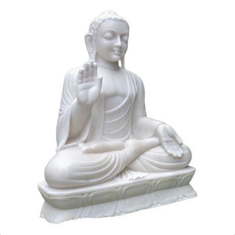 Light Weight White Buddha Marble Statue At Best Price In New Delhi