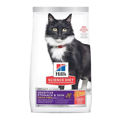 Hill's® Science Diet® Sensitive Stomach & Skin Adult Dry Cat Food ...