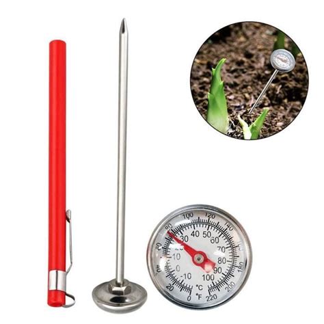 Thermom Tre De Sol De Compost D Tecteur De Sonde De Mesure En Acier