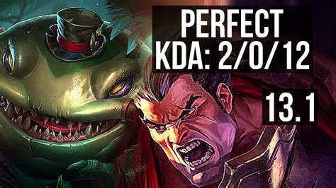 Tahm Kench Vs Darius Top 2012 500 Games Euw Diamond 131