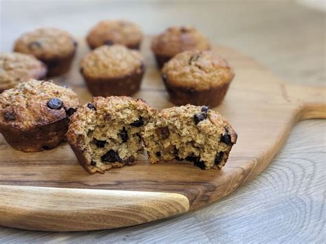 The Best Light And Healthy Chocolate Chip Banana Protein Muffins