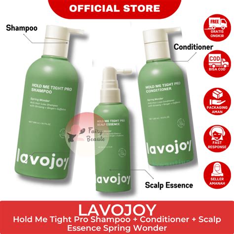 Jual Lavojoy Lavo Joy Hold Me Tight Pro Shampoo Conditioner Scalp