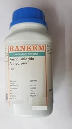 Ferric Chloride Anhydrous High Purity Rankem 500GM Amazon In