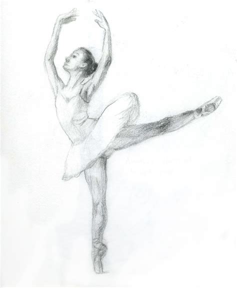 Ballerina Pencil Sketch At Paintingvalley Explore Collection Of