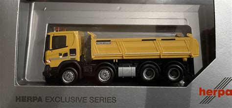 HERPA 949606 SCANIA CG17 XT 4 ACHS KIPPER DUMPER LEONHARD WEISS EBay