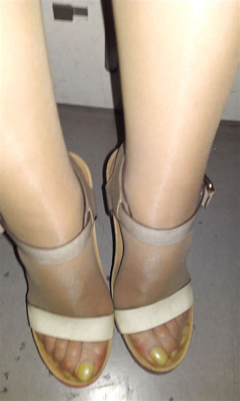 My Super High Wedges And Pantyohse Feet Porn Pictures XXX Photos Sex