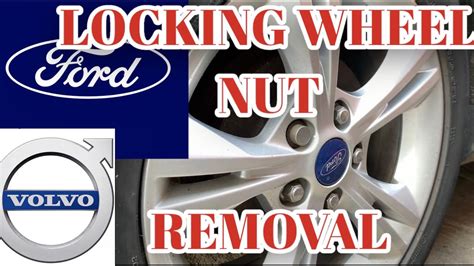 Ford Volvo Locking Wheel Nut Removal Without Special Tools Youtube