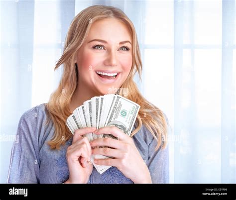 Happy Excited Woman Hi Res Stock Photography And Images Alamy