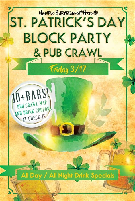 Riverside St Patrick S Day Bar Crawl And Pub Crawl