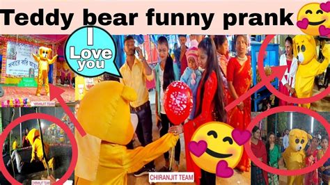 Teddy Bear Funny Prank Video Mela Ta🤣 Girls Love Teddy Prank🥰