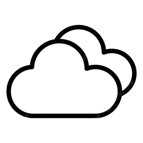 Ilustraci N De Dise O De Icono De Vector De Nube Png Nube