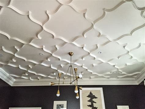 The Design Of This Transitional Ceiling From Decorators Supply Shows