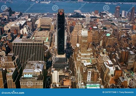 New York City Aerial View stock photo. Image of financial - 247977348