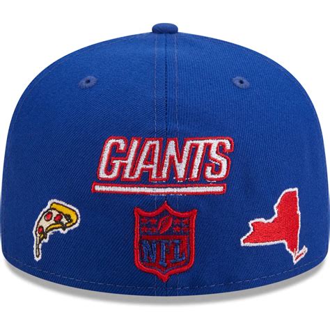 Men's New York Giants New Era Royal Team Local 59FIFTY Fitted Hat