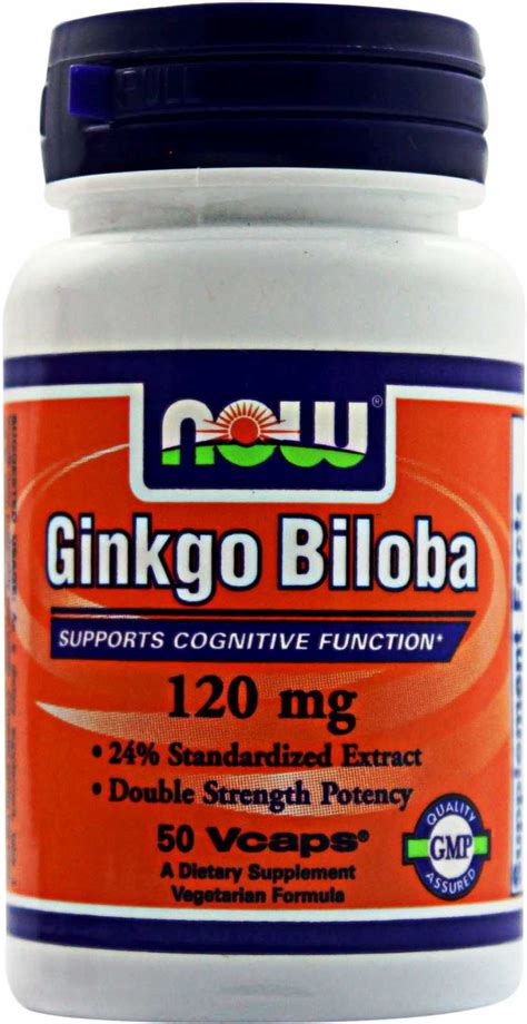 Ginkgo Biloba 120 Mg NOW Foods Sur Zumub