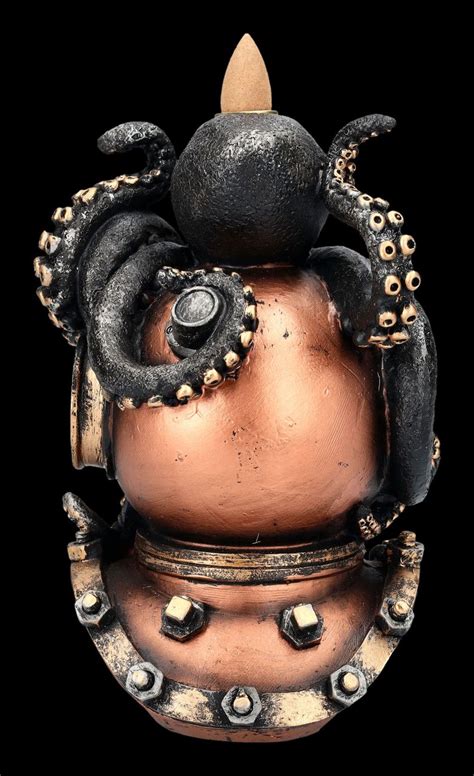 Backflow Incense Burner Octopus On Diving Helmet Figuren Shop De