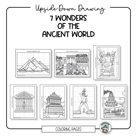 Upside-Down Drawing 7 Wonders of the Ancient World