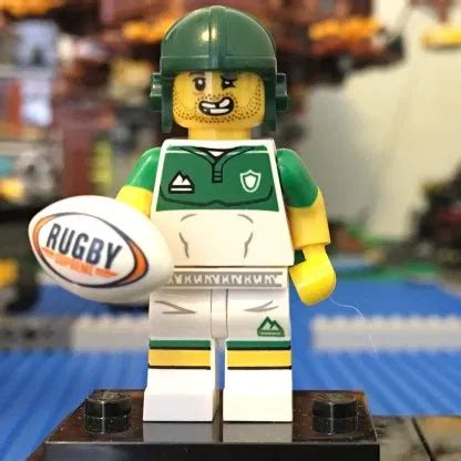 LEGO 71025 CMF Series 19 Rugby Player Minifigure Brick Land Rugby