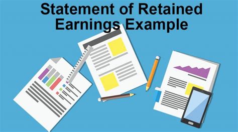 Statement Of Retained Earnings Example Excel Template With Examples