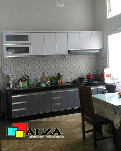 Kitchen Set Minimalis Warna Abu Abu Ide Perpaduan Warna