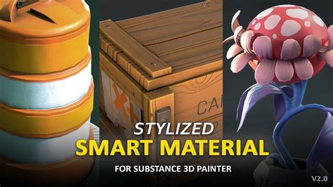 Stylized Smart Material For Substance D Painter Announcement And