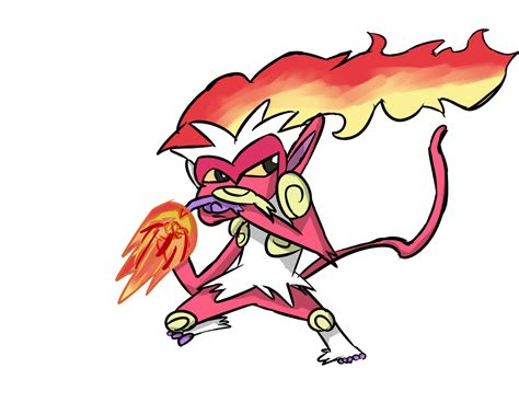 Shiny Infernape Fire Type Collab By The1jopro On Deviantart