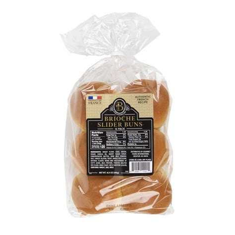 Boulangerie Brioche Slider Buns Count Pack Walmart