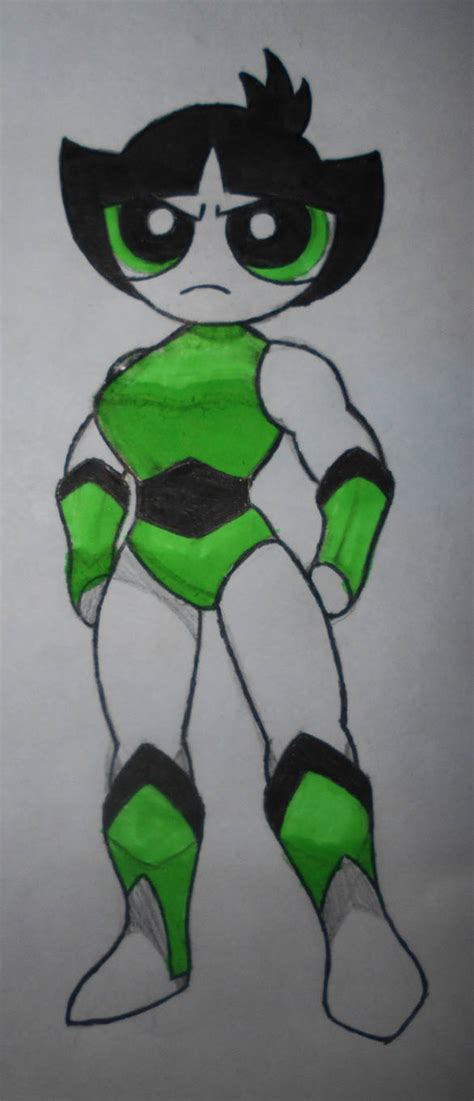 Powerpuff Girls Future Muscular Buttercup by Zurgidot23 on DeviantArt