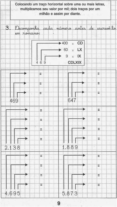 Pedagogia Cia Atividades de Matemática do 5º ano para imprimir