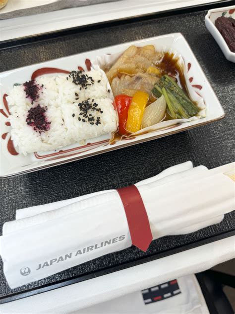 Japan Airlines Business Class Inflight Meals Options Foodgressing