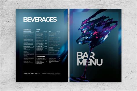 Bar Menu Template [PSD] - BrandPacks