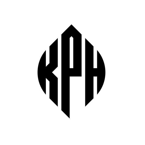 diseno de logotipo de letra de circulo kph  forma de circulo