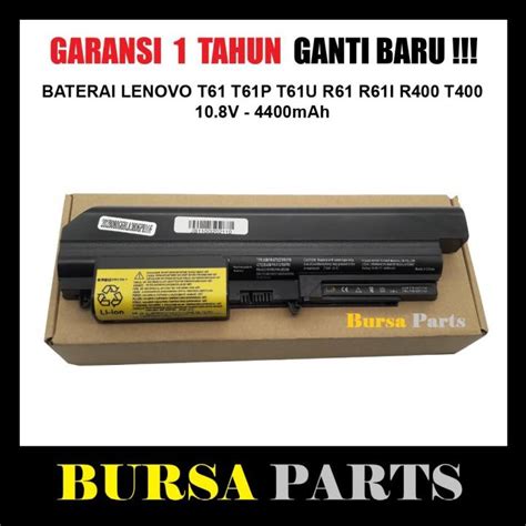 Jual Baterai Laptop Lenovo Thinkpad T61 R400 T400 R61 SL400 SERIES