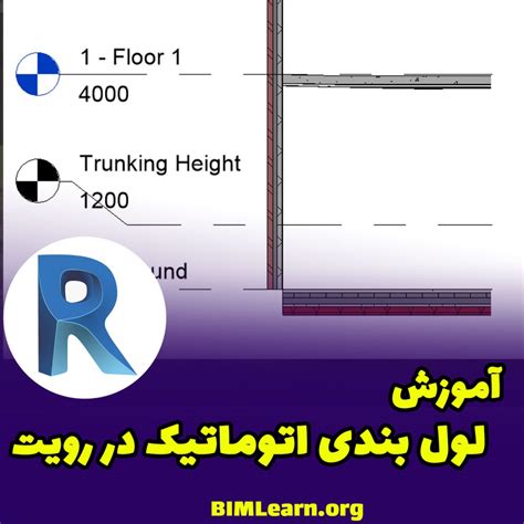 آموزش لول بندی اتوماتیک در Revit فیلم پلاگین مدیریت لول در رویت Bim Learn