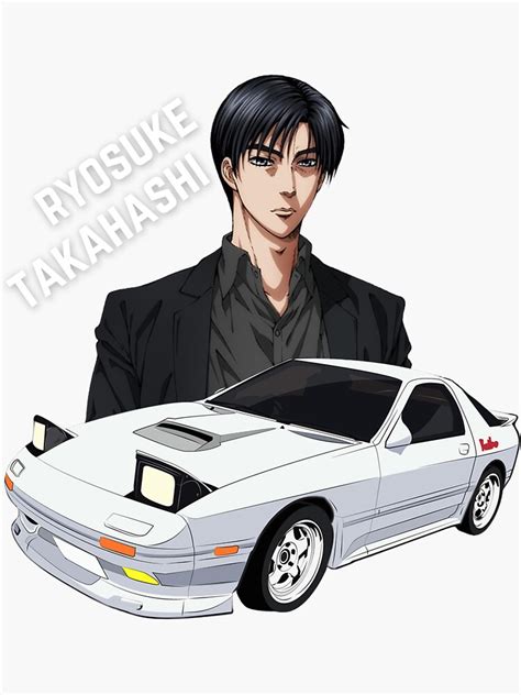 "Ryosuke Takahashi { initial D }" Sticker by MOTOSHIFT | Redbubble