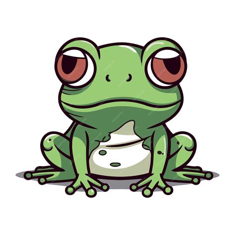 Premium Vector Frog Cartoon Character Isolated On A White Background