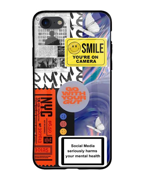 Buy Smile For Camera Premium Glass Case For Apple Iphone Shock Proof