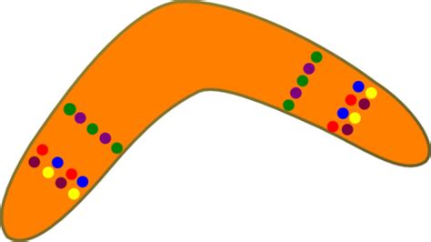 Outline Of A Boomerang - ClipArt Best