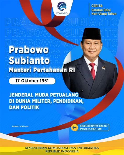 Prabowo Ultah Ke Selamat Dan Doa Mengalir Di Medsos