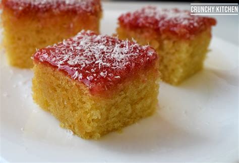 Jam Coconut Cake How To Make Bakery Style Jam Cake — Crunchy Kitchen