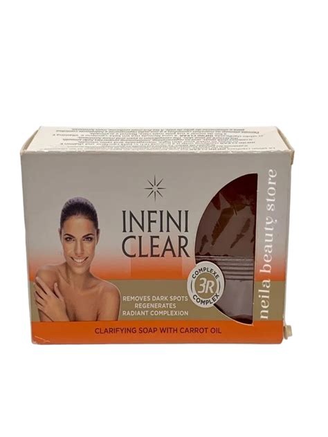 infini clear clarifying soap  carrot oil