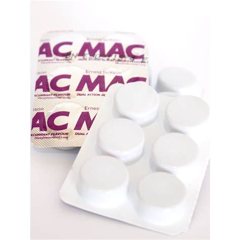 MAC Dual Action Blackcurrant Flavour Lozenges Expiry 03 2024