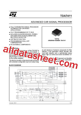 Tda Datasheet Pdf Stmicroelectronics