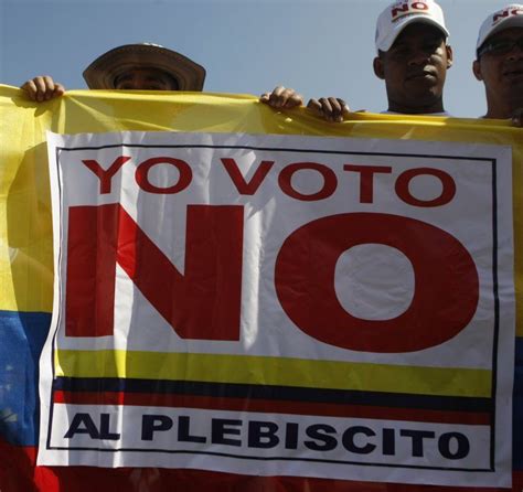 Con El No En El Referendo El Proceso De Paz En Colombia Ha Quedado En