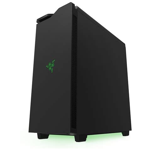 Nzxt H440 Special Razer Edition Mid Tower Computer Chassis Side