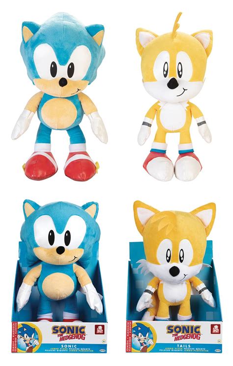 MAY218811 SONIC THE HEDGEHOG JUMBO PLUSH 2021 REFRESH ASST Previews