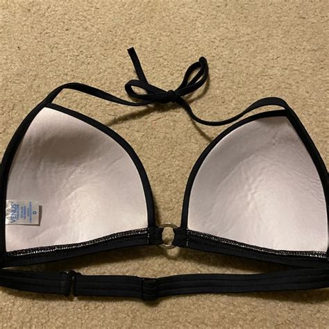 Venus Swim Venus Padded Black Triangle Bikini Top D Poshmark