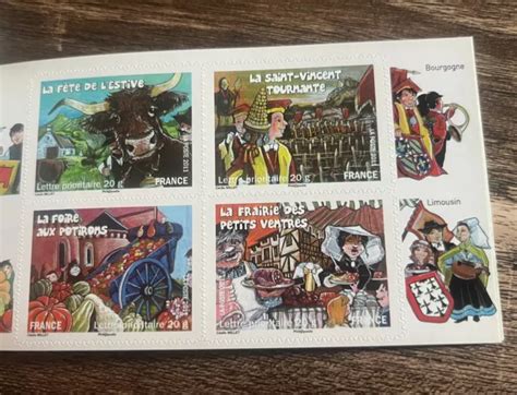 CARNET TIMBRES COLLECTION Neuf Fêtes et traditions de nos régions