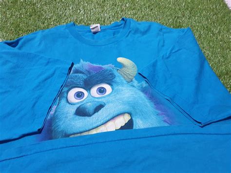 Rare Vintage Monsters Inc T Shirt Disney Size XXL Gem