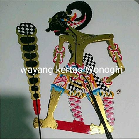 Jual Wayang Kertas Bima Werkudara Shopee Indonesia